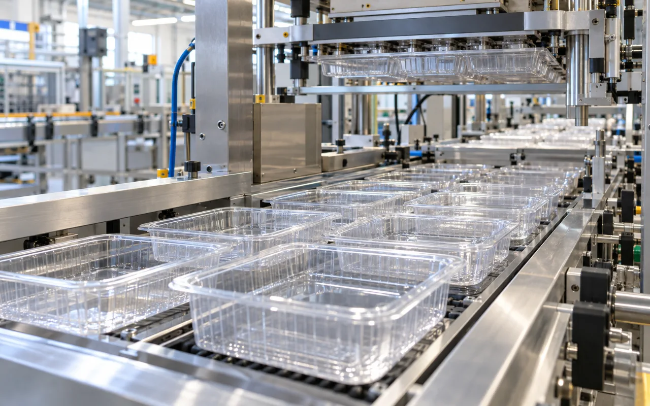 プラスチック食品容器製造のイメージ